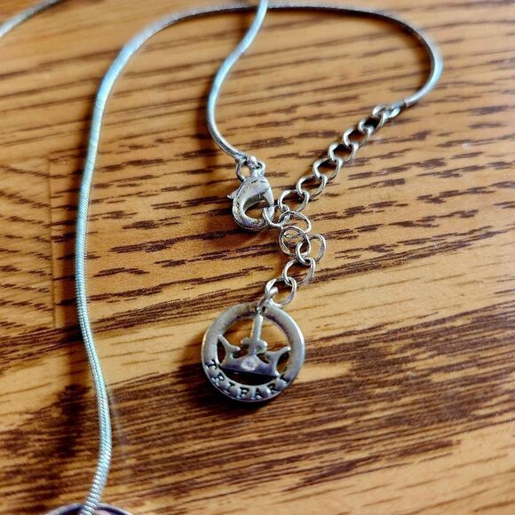 CROWN TRIFARI Vintage Silver Necklace - Picture 2 of 9